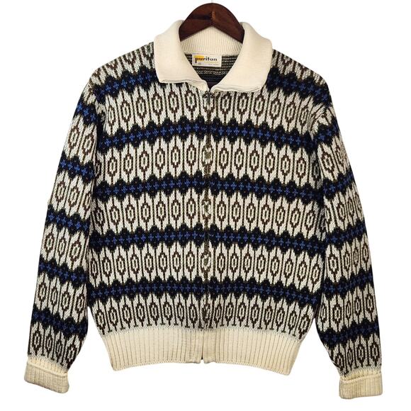 Puritan Sportswear Other - Vintage Puritan Sportswear 100% Wool Cardigan Full Zip Men’s SZ 42 (US M/L) EUC